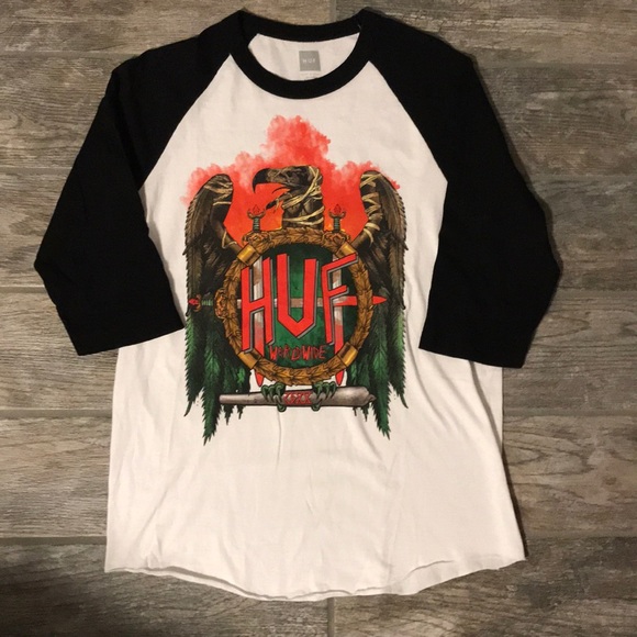 huf baseball tee